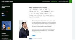 Desktop Screenshot of comoconseguirempleo.org