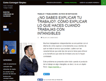 Tablet Screenshot of comoconseguirempleo.org